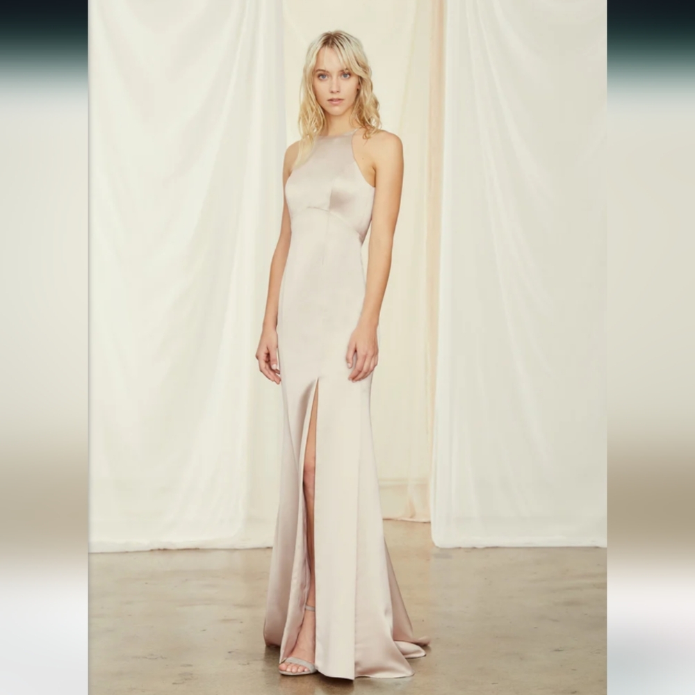 Amsale Imani dress - Champagne 8
